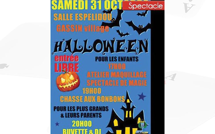 Un spectacle de magie pour Halloween à Gassin, 83