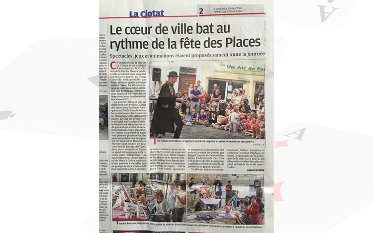 Article de presse La Provence