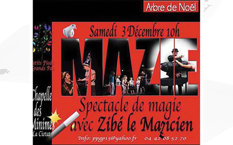 Spectacle de magie En partenariat avec Petits Pieds Grands Pas