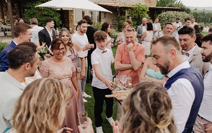 Close-Up magicien Aix en provence Mariage