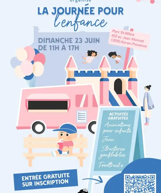 Journée pour l’enfance organisée par l’association CARL Parc St Mitre Aix