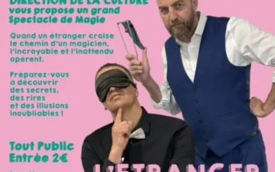 Spectacle de magie à La Seyne sur mer : Magic Mouss et Zibé Le Mazicien dans « L’Étranger »