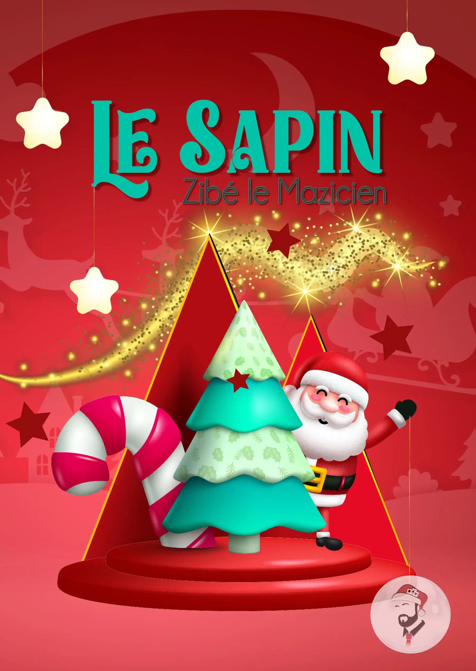 00A Affiche noel 2025 copiehfghfg AFFICHE ARBRE DE NOEL 2025 LE SAPIN